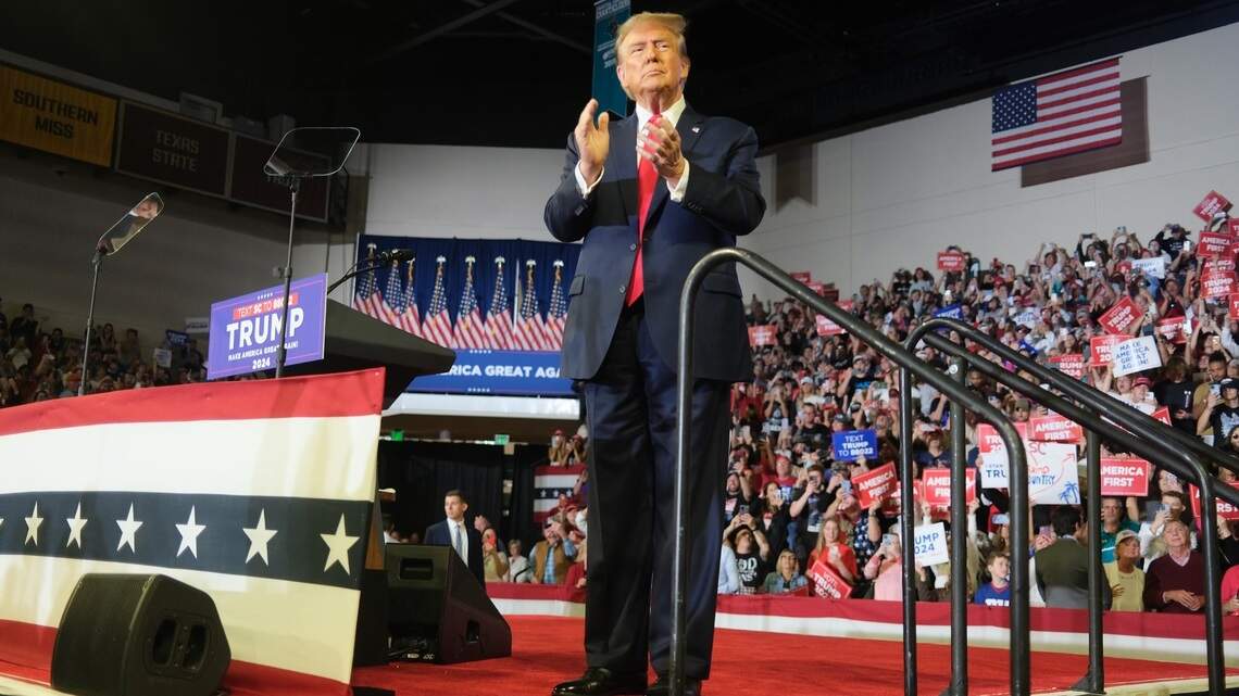 Trump speaks to thousands in Conway, SC. Mocks Nikki Haley’s husband’s military deployment