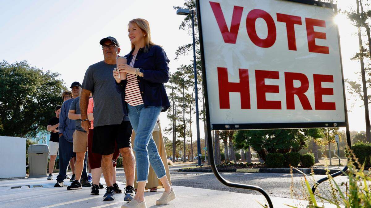 Myrtle Beach area polls on Tuesday, Nov. 5, 2024 on election day.