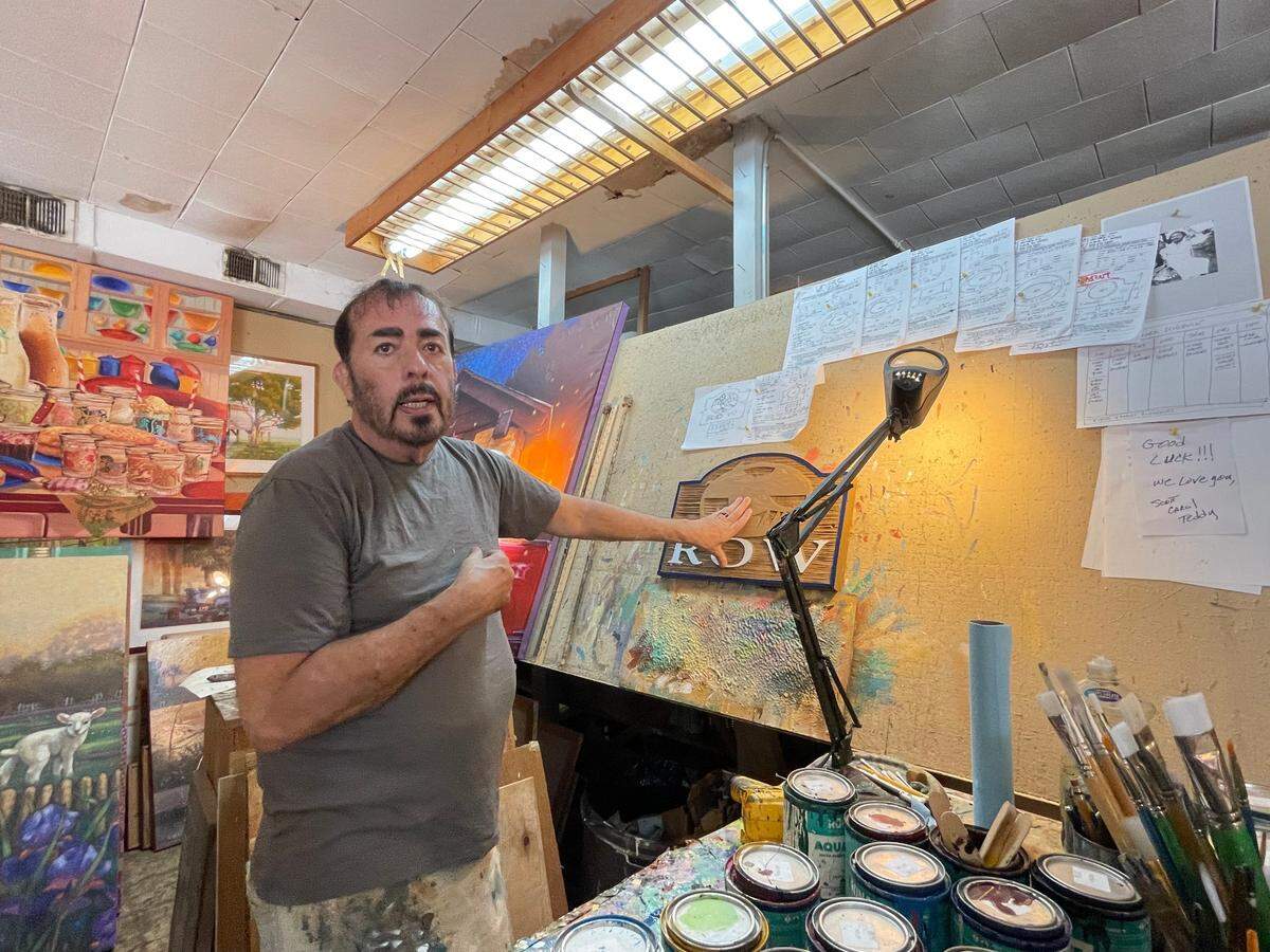 Steve Jameson talks about the many residential signs he has made for beach homes in the Myrtle Beach area. Jameson is the owner of The Sign Man in North Myrtle Beach. He has been doing such work for more than 40 years. July 24, 2025.