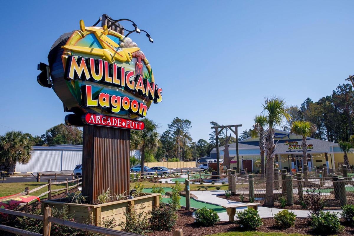 Muligan’s Lagoon Arcade and Putt has opened in the Surfside Beach area. The entertainment complex features mini-golf and arcade games. Oct. 24, 2024.