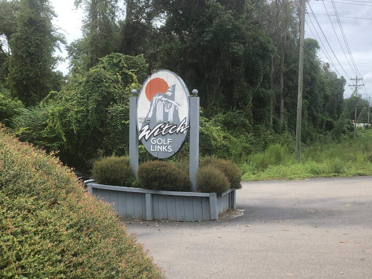 The Witch Golf Links is a 6,800-yard, par-71 Dan Maples design that opened in 1989. A rezoning request has been submitted to Horry County government that would allow for a residential and commercial development on part of the course.
