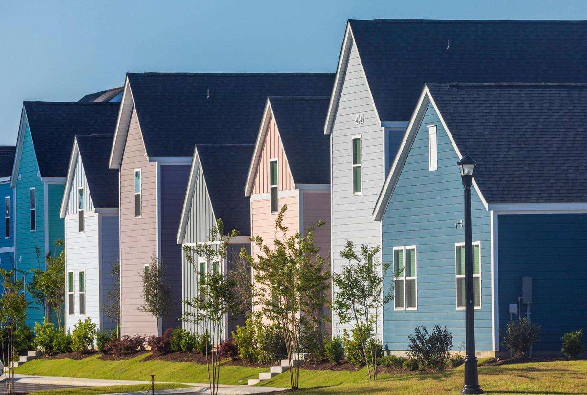 Sea Glass Cottages are some of the newest rental properties in North Myrtle Beach located at the Barefoot Landing Marina. Homes and housing in the City of North Myrtle Beach. April 13, 2021.