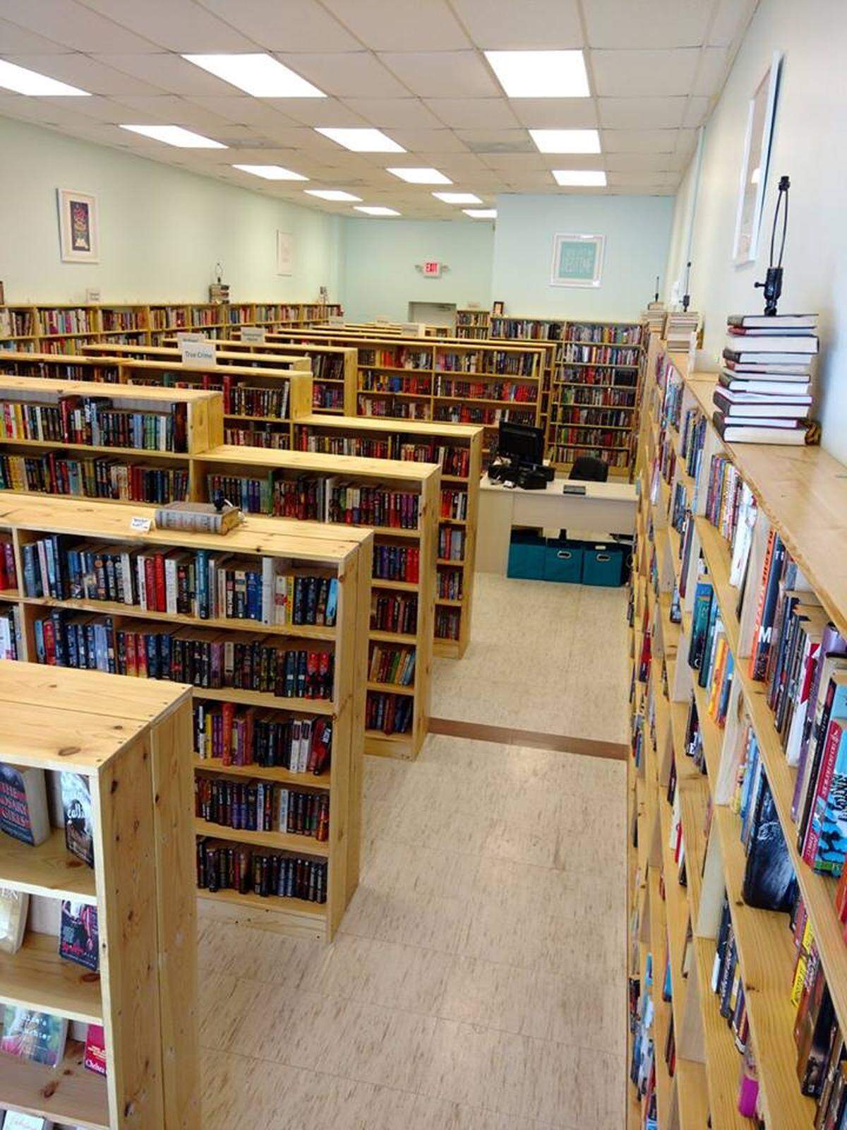 The Bookworm used book store opened  Wednesday.