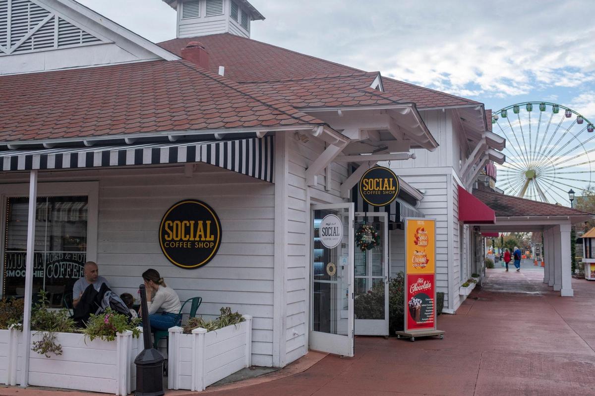 Social Coffee Shop at Broadway at the Beach in Myrtle Beach, S.C. Many Myrtle Beach cafe’s are serving unique holiday flavors this season. December 7, 2022.