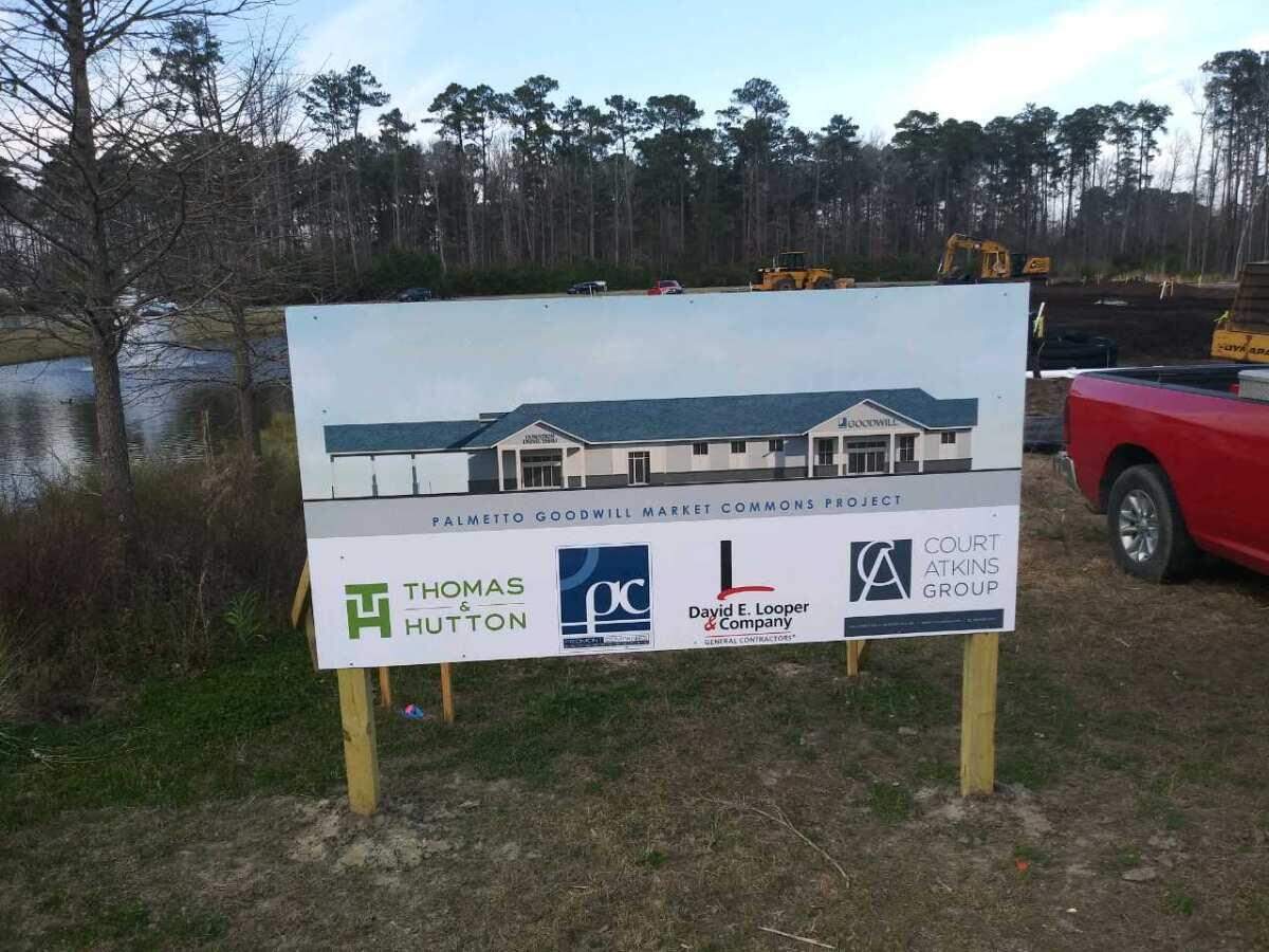 A new Goodwill store is being constructed in The Market Common in Myrtle Beach.