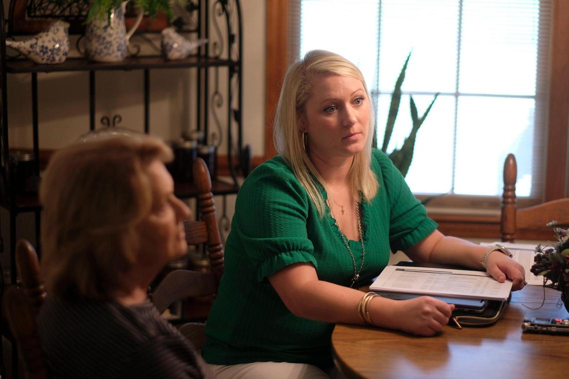 Deborah Spivey, mother of Scott Spivey and his sister Jennifer Foley, discuss audio recordings and text messages they received as part of a wrongful death lawsuit against his two shooters, Weldon Boyd and Kenneth “Bradley” Williams. Scott Spivey was killed in a road rage incident on Sept. 9, 2023 at Camp Swamp Road in Longs, SC. Neither Boyd or Williams were charged in the shooting. March 31, 2025.