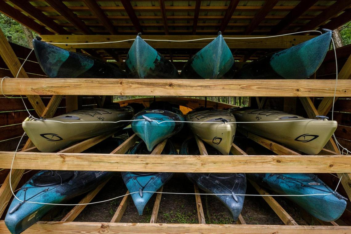 The Black Water Cypress Preserve is one of twelve public and private parks along the Black River Water Trail & Park network which stretches 70 miles from Kingstree, S.C. to near Georgetown, S.C. This preserve is expected to serve as a model for the development of the first new state park in South Carolina in over twenty years. June 28, 2022.