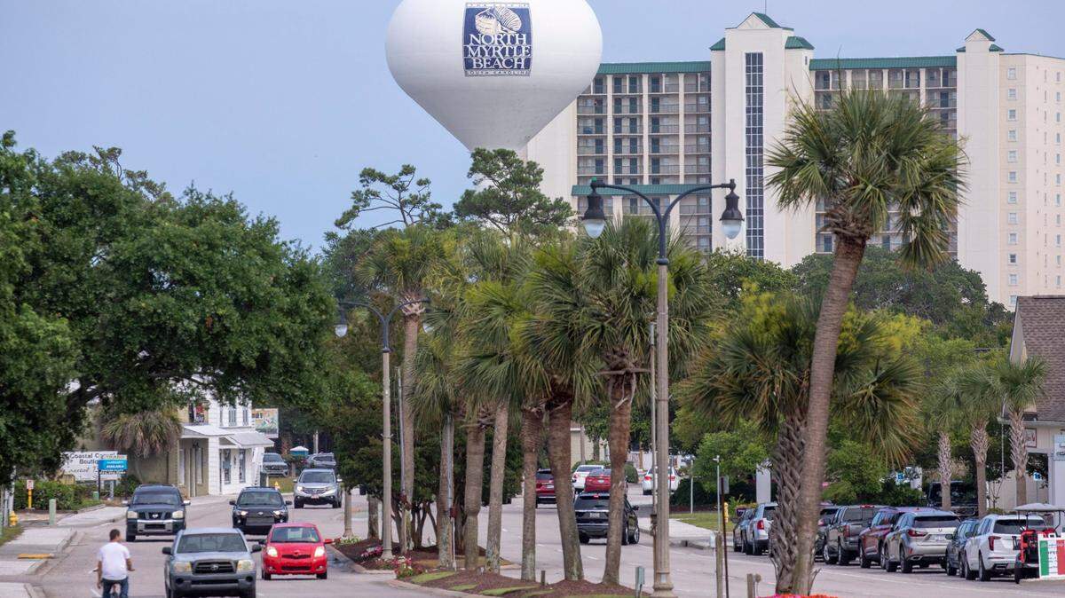 Main Street in North Myrtle Beach, S.C. June 21, 2023.