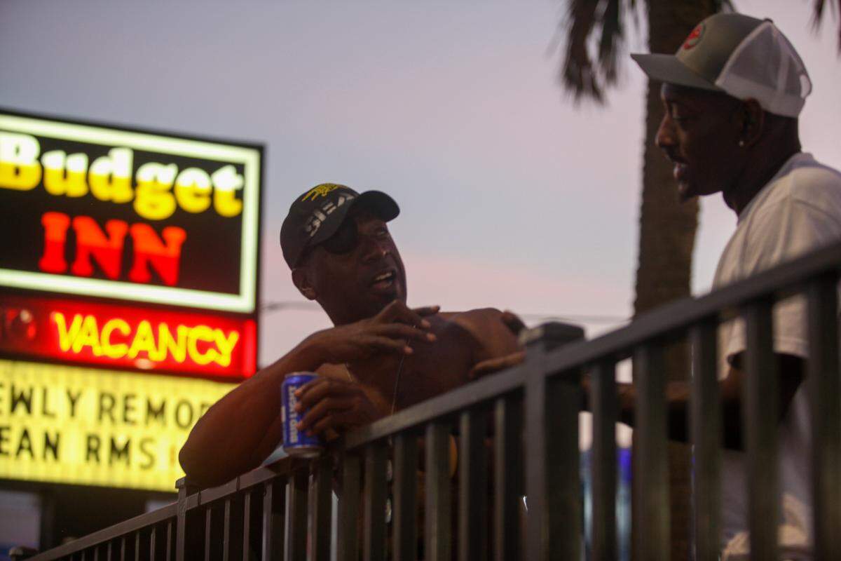 Many attendees to Atlantic Beach Bike Week sat back and enjoyed the weekend pool-side. For them, the one-way traffic pattern kept them from driving too much.