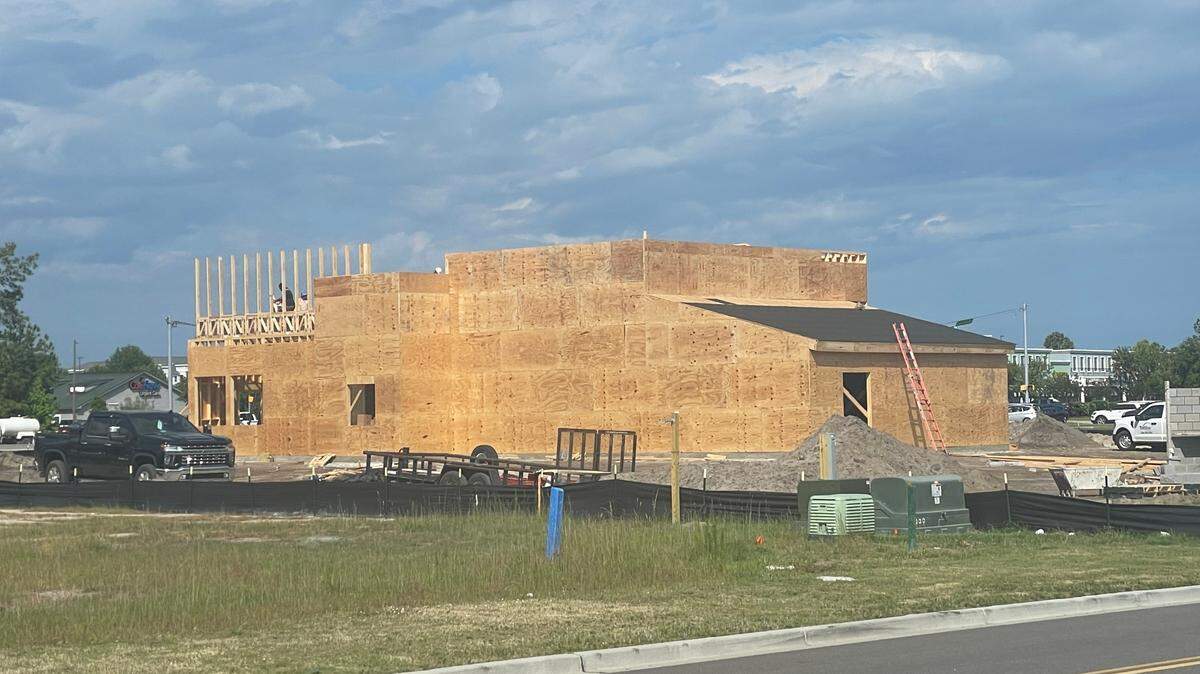 Construction is underway in Carolina Forest. Horry County Public Records suggests it could be a new restaurant opening.