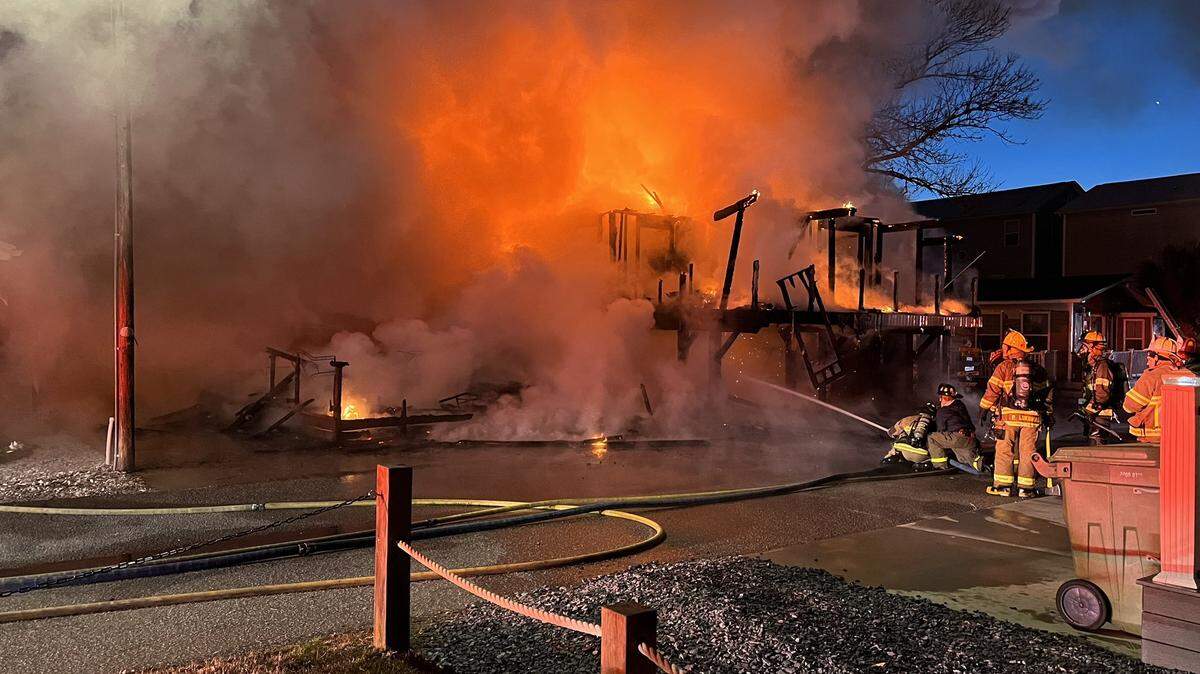 A fire broke out at Ocean Lakes Campground in Surfside Beach Sunday morning, damaging multiple units.