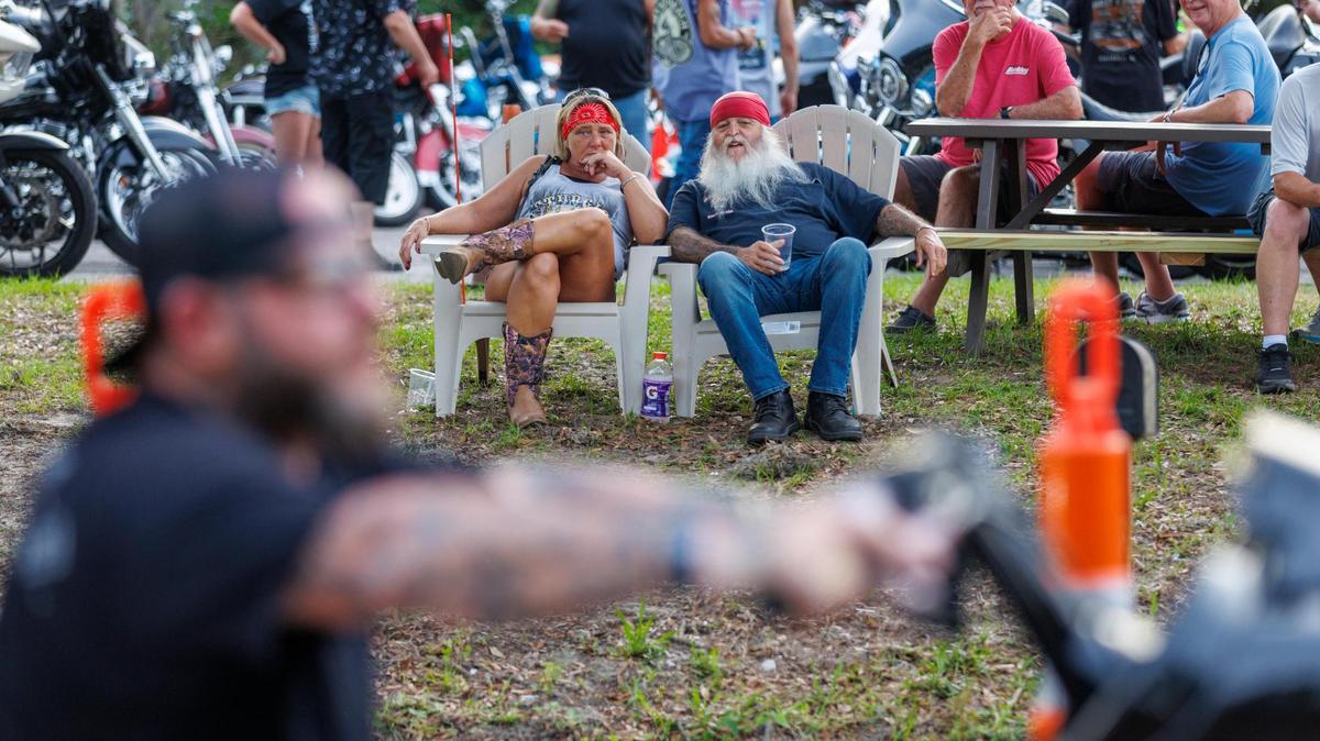 Bikers and visitors are in Murrells Inlet, SC this weekend for the 2025 Spring Bike Rally with bands and events being held at many Horry and Georgetown County venues. May 16 2025.