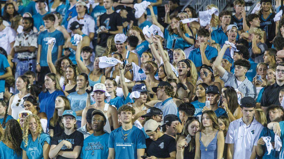 The Coastal Carolina football team is welcoming a new head coach after the termination of former head coach Tim Beck. TSN Sept 6, 2025 File. 