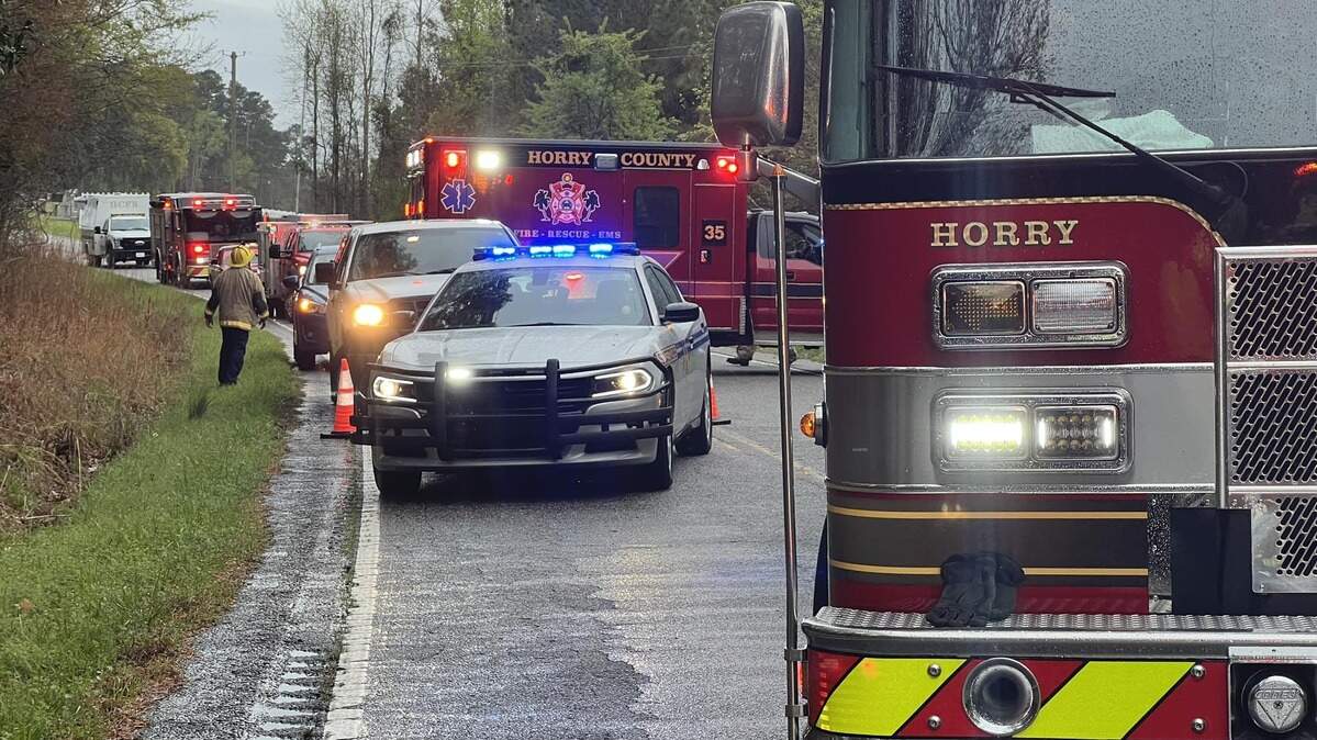A driver involved in a two-vehicle accident in Nichols was killed Wednesday morning, according to the South Carolina Highway Patrol.