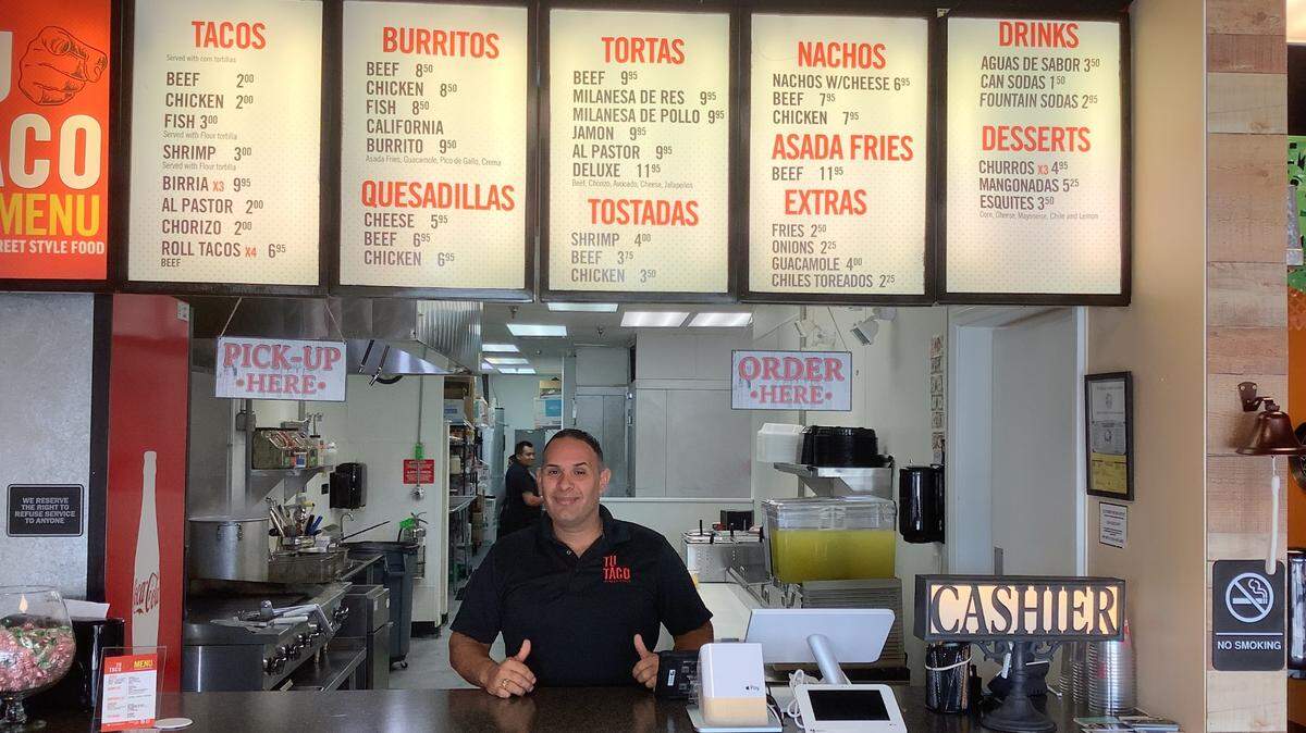 Heriberto “Eddie” Vizcarra has opened Tu Taco at 1343 North Kings Highway in Myrtle Beach, in a strip mall behind the Olive Garden restaurant.