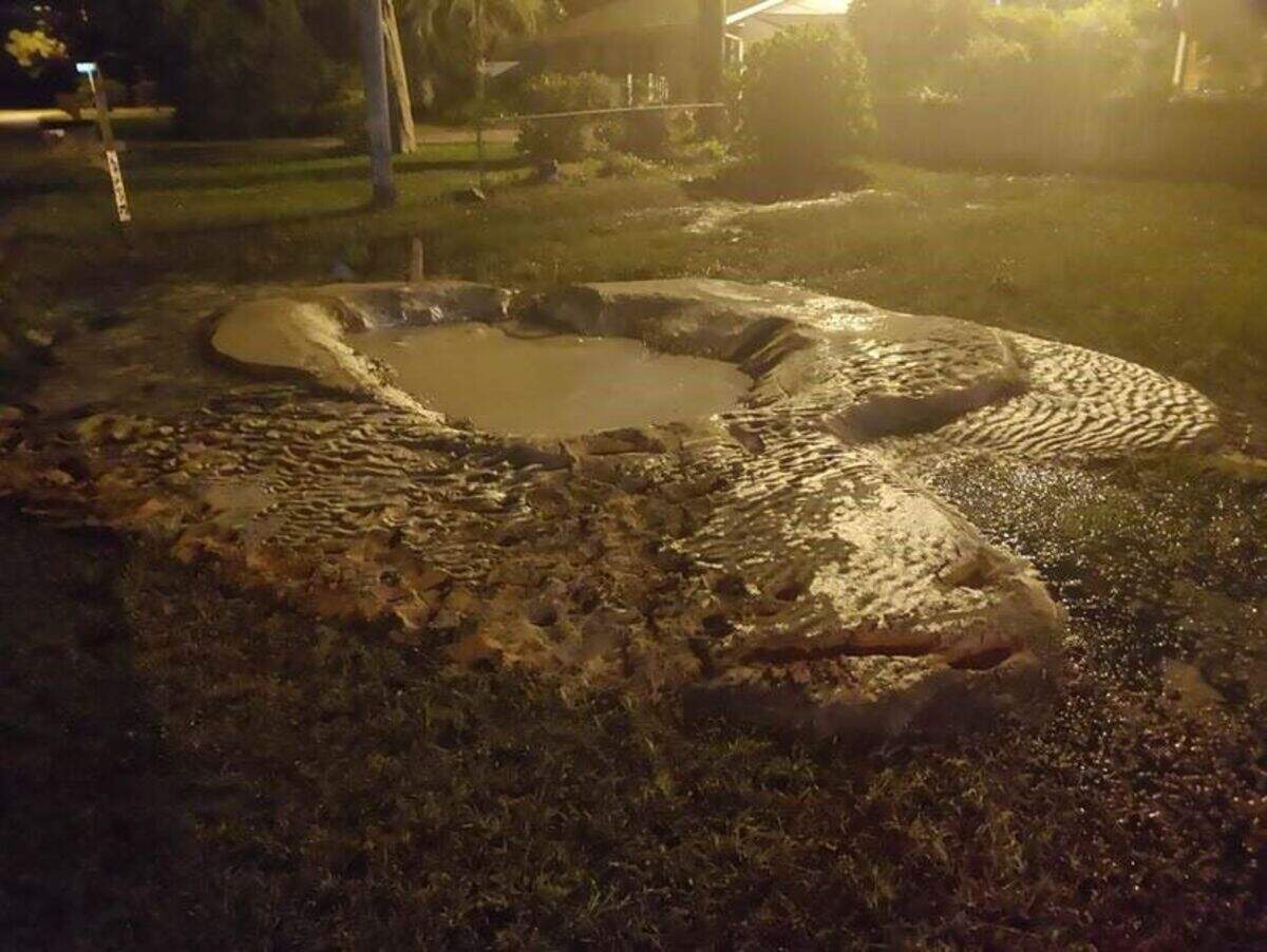 Several water main breaks were reported around 11 p.m. Sunday night at Pine Lakes Country Club.