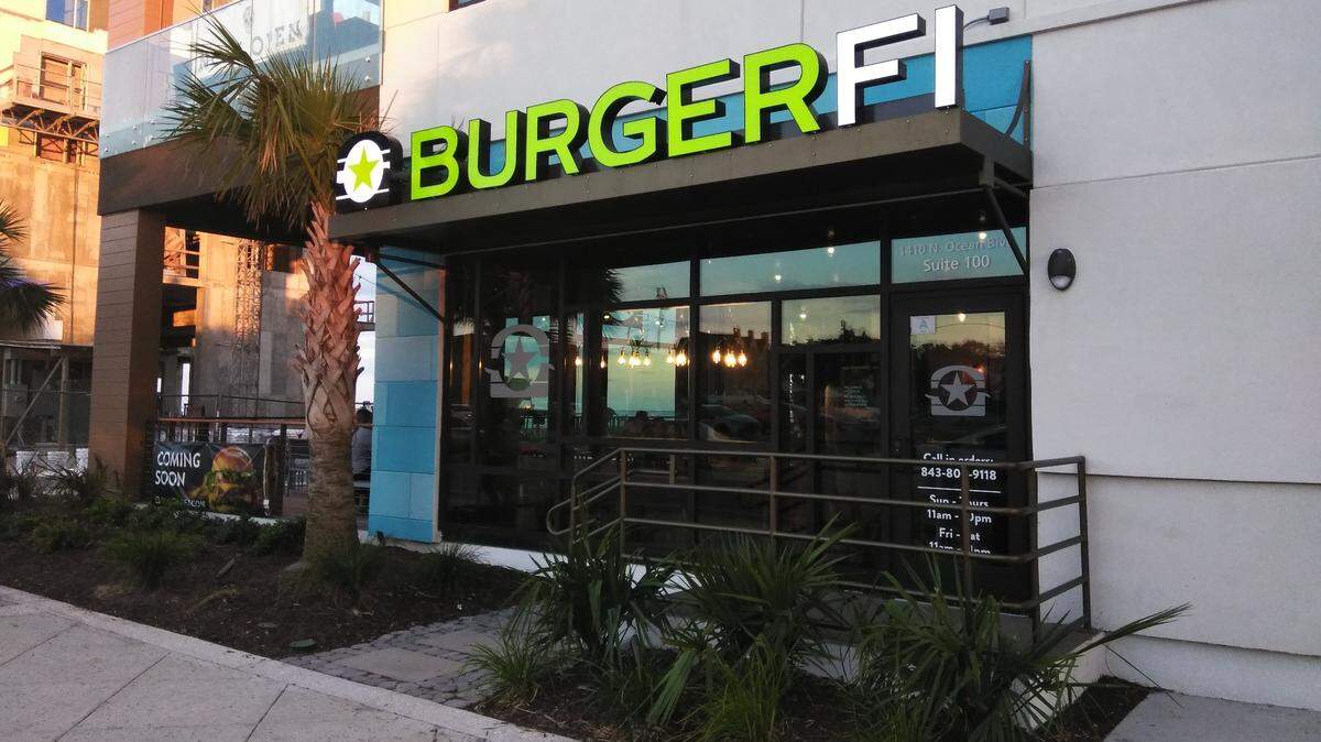 The BurgerFi off Ocean Boulevard in Myrtle Beach is set to open Monday.