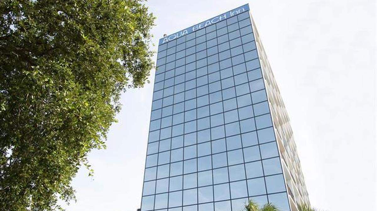 The Aqua Beach Inn, located near the ocean in Myrtle Beach, is for sale on the commercial real estate platform LoopNet. The asking price is less than $6 million.