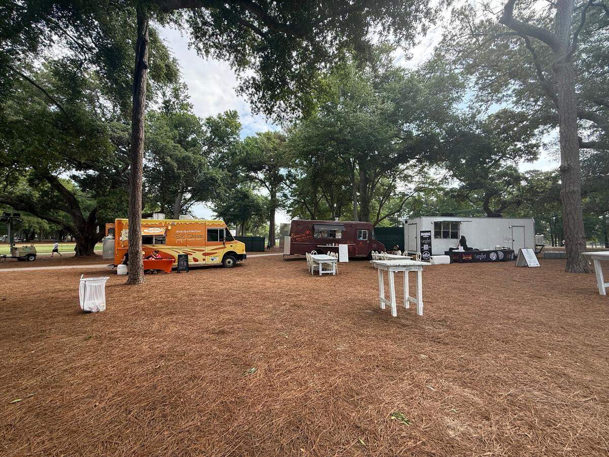 Food trucks are now lunch option at the Myrtle Beach Classic PGA Tournament this year.