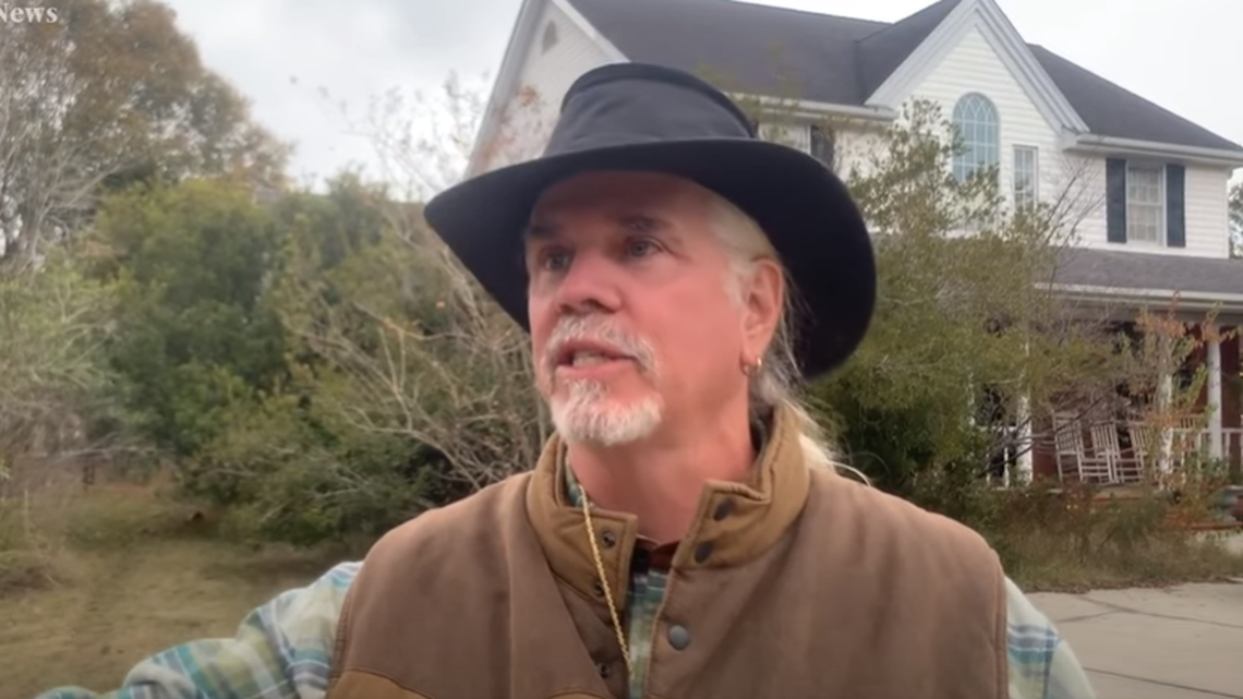 Bhagavan “Doc” Antle, owner of Myrtle Beach Safari, explains to reporters why law enforcement served warrants at his facility in December 2019. Antle was recently featured in Netflix’s “Tiger King: Murder, Mayhem and Madness.”