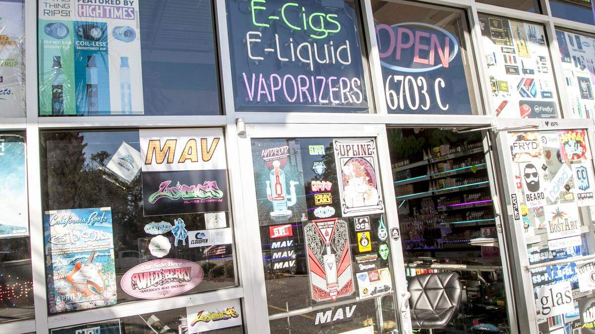 The Blue Smoke Vape Shop was robbed twice in a few weeks when the front door was smashed and cash taken from the register drawer.  Nov. 19,  2016. The shop was allegedly broken into Tuesday, May 29, 2018, and more than $1,000 of CBD oil was stolen.