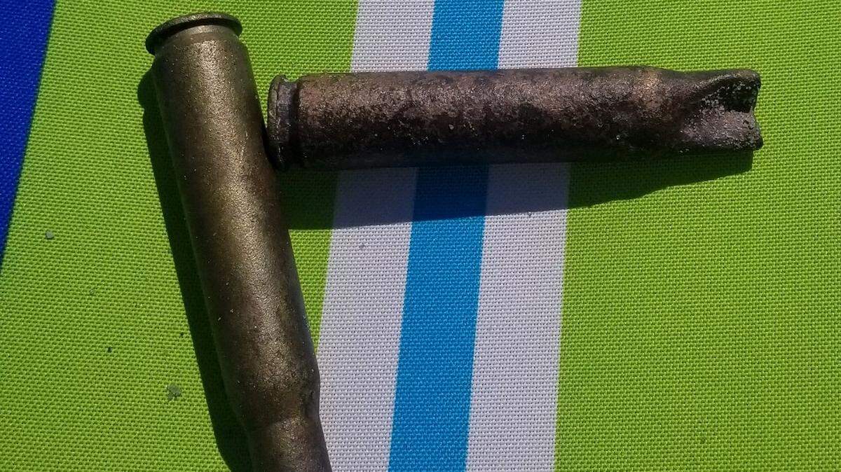 In Surfside Beach, one woman said found shell casing from World War II buried in the sand.