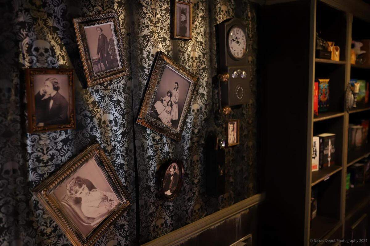 Alice’s Haunted Little Bookshop, inspired by the 18th century Victorian era, focuses on dark, horror and forgotten books. It will open at Broadway at the Beach in Myrtle Beach, SC.