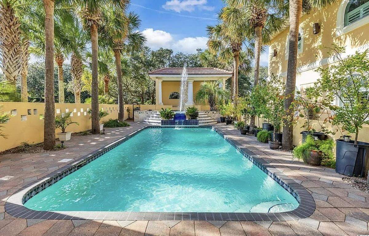 A home in Myrtle Beach’s Golden Mile is listed for sale on Zillow. The $4.2 million property is oceanfront and sits behind two gates.