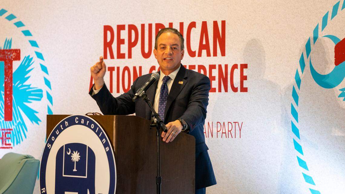 Reince Priebus speaks at the South Carolina Republican Party’s inaugural “First in the South Republican Action Conference” in Myrtle Beach.