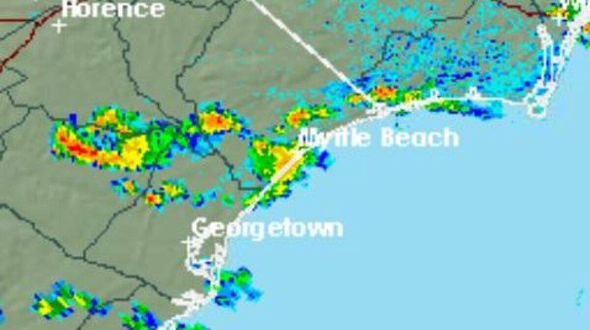 Storms roll through Myrtle  Beach Wednesday.