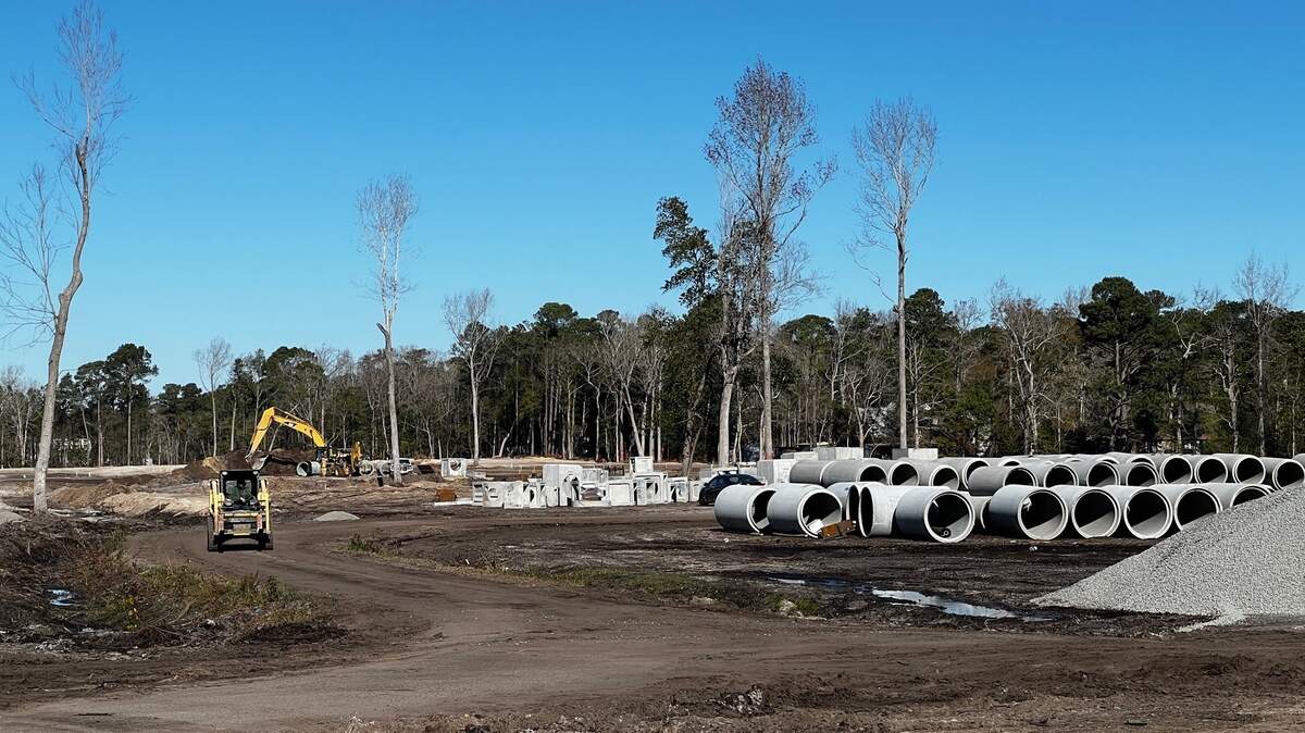 The Little River, SC area is getting new development along Little River Neck Road.