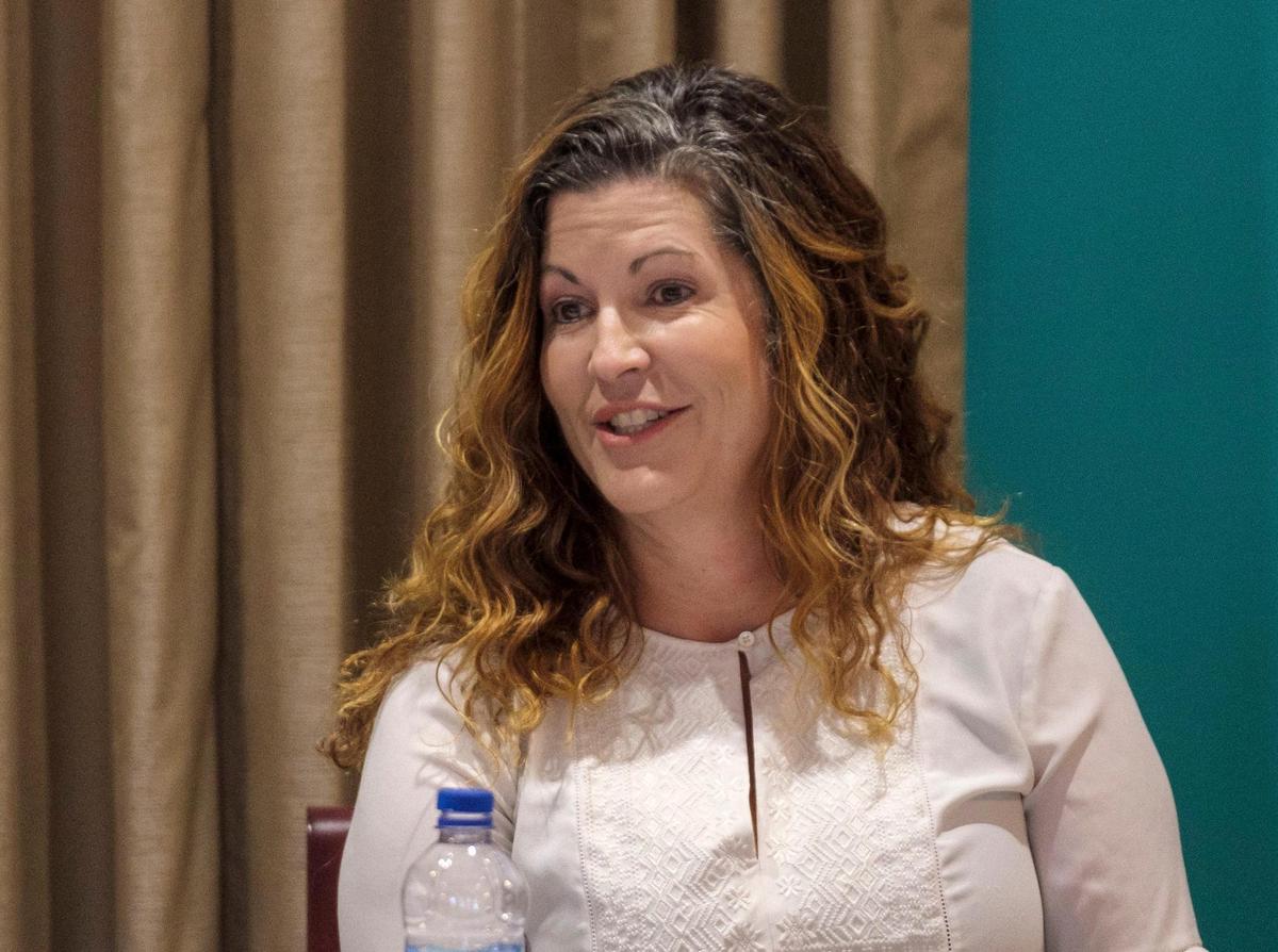 Jolene Puffer responds to questions at the Destination North Myrtle Beach City Council Candidate Forum. Oct. 13, 2021.