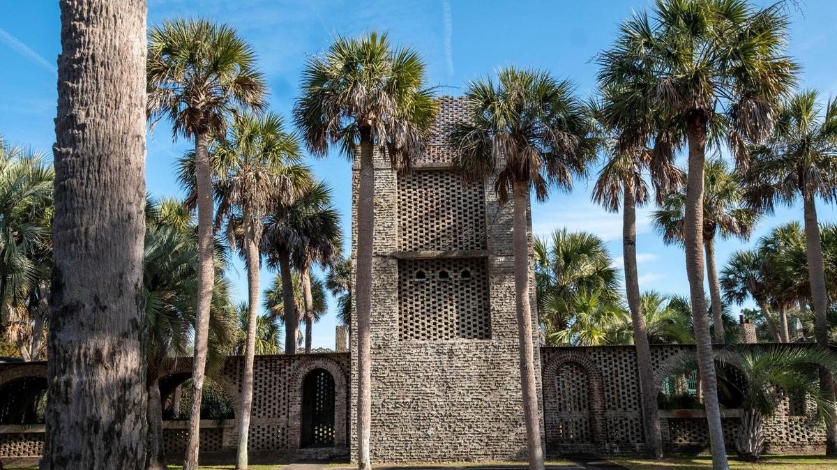 Visitors can tour Atalaya, the winter home of Archer and Anna Hyatt Huntington at Huntington Beach State Park in Murrells Inlet, S.C. Built in the 1930s and known as the “castle,” the home is a popular destination for tourist to discover the history and art of the low-country. January 18, 2023.