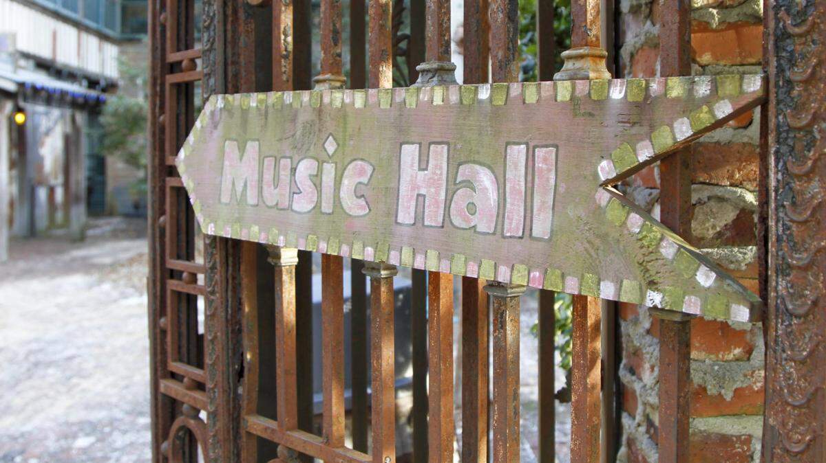 Signage outside the House of Blues in North Myrtle Beach, SC. The music venue has a number of artists popular in the 2000s playing there this spring.