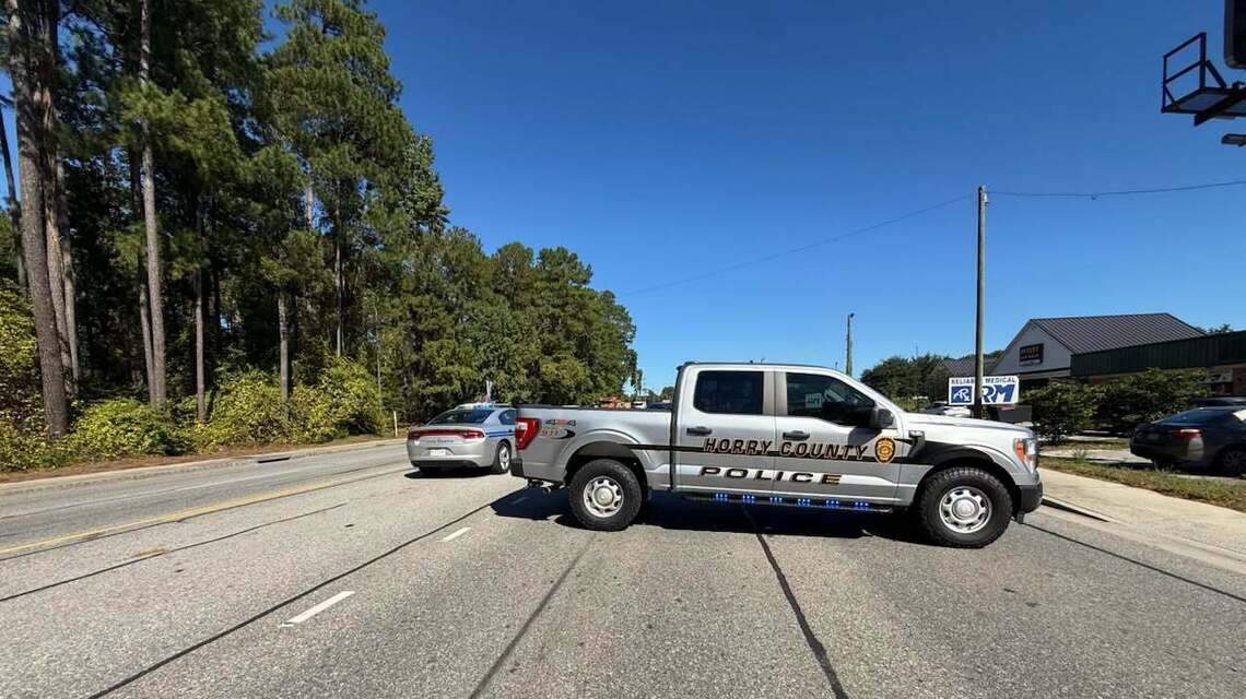 UPDATE: Lanes reopen on SC 544 following crash involving motorcycle