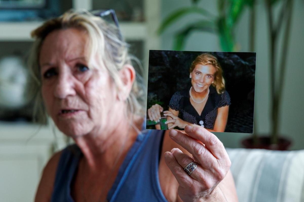 Michelle Robinson, mother of Amber Berbiglia talks about the unsolved case of her 23-year-old daughter’s murder on May 3, 2013. Berbigila was found on Old Sanders Drive under the Robert Edge Parkway overpass in North Myrtle Beach. April 7, 2025.
