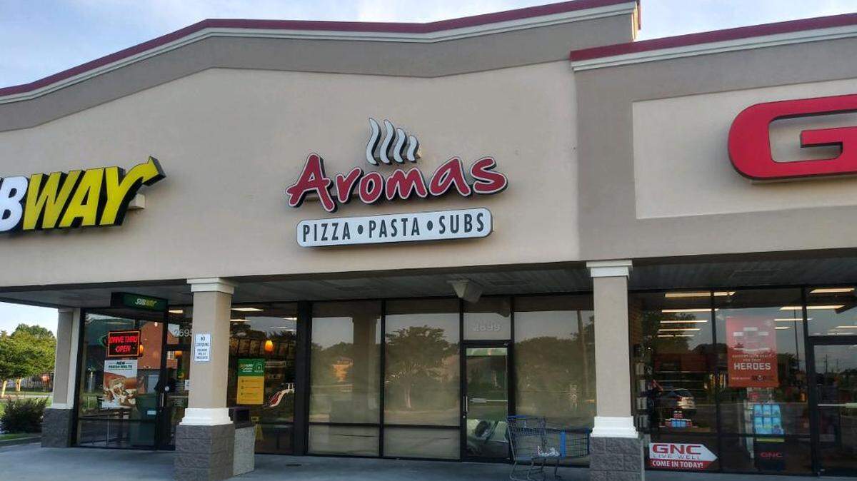 Aromas Pizza Pasta Subs is moving locations into the Walmart Supercenter shopping center on the corner of S.C. 544 and U.S. 17 bypass in the Surfside Beach area.