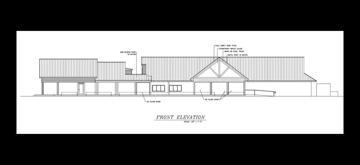 Schematics for the Captain Archie’s renovation. The North Myrtle Beach restaurant will have new interior and draft beer options. Restaurant Manager Billy Riggs told The Sun News renovations should be done by the first week of March 2025.