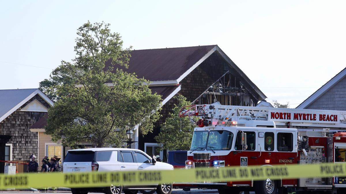 Two stores, including Francesca’s Collections, were damaged by an early morning fire Tuesday at Barefoot Landing in North Myrtle Beach, according to North Myrtle Beach Fire Chief Billy Floyd. June 27, 2023