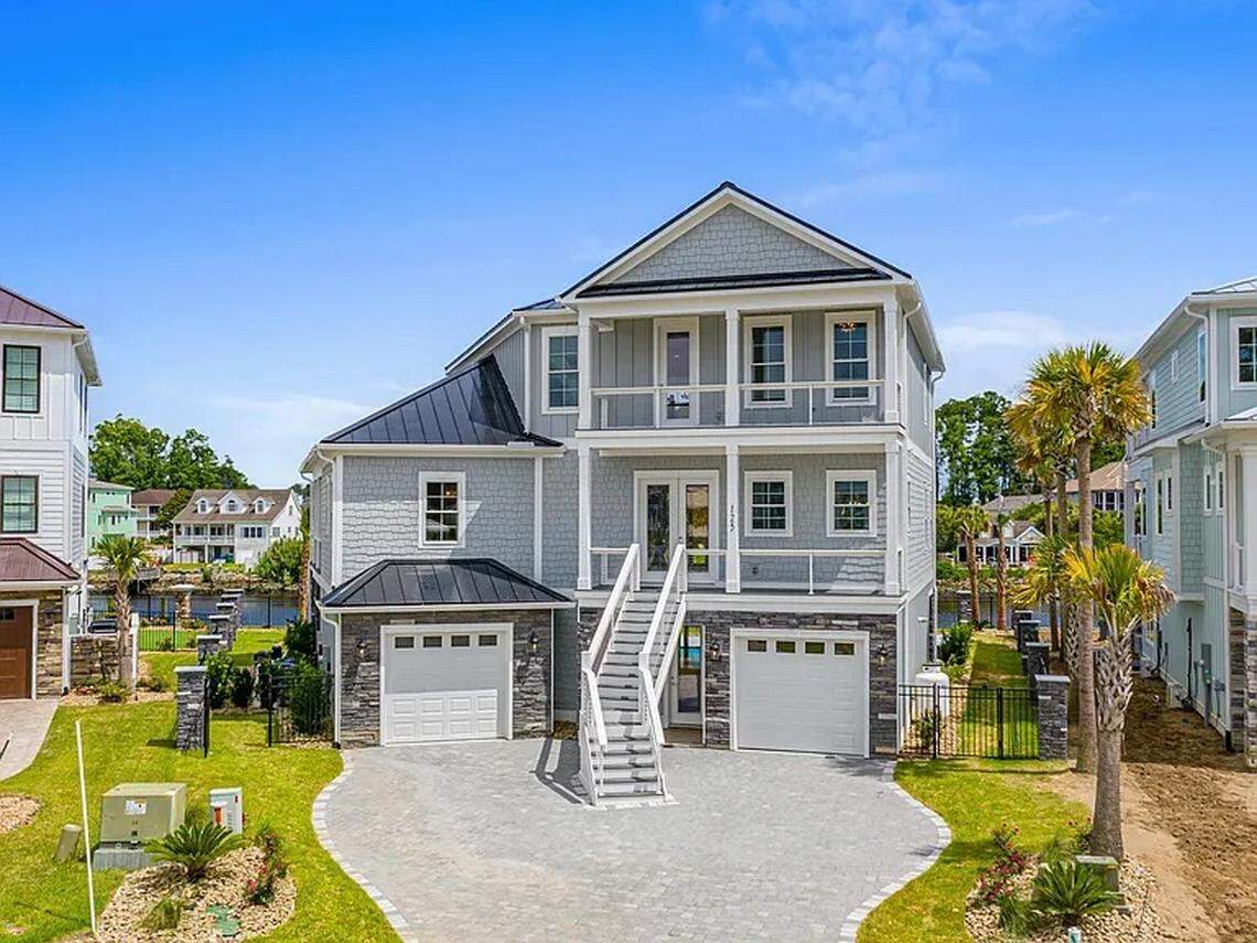 The fourth most expensive home in North Myrtle Beach, SC, on Zillow, is a six-bed, five-bath property built in 2024. Its current asking price is about four million dollars.