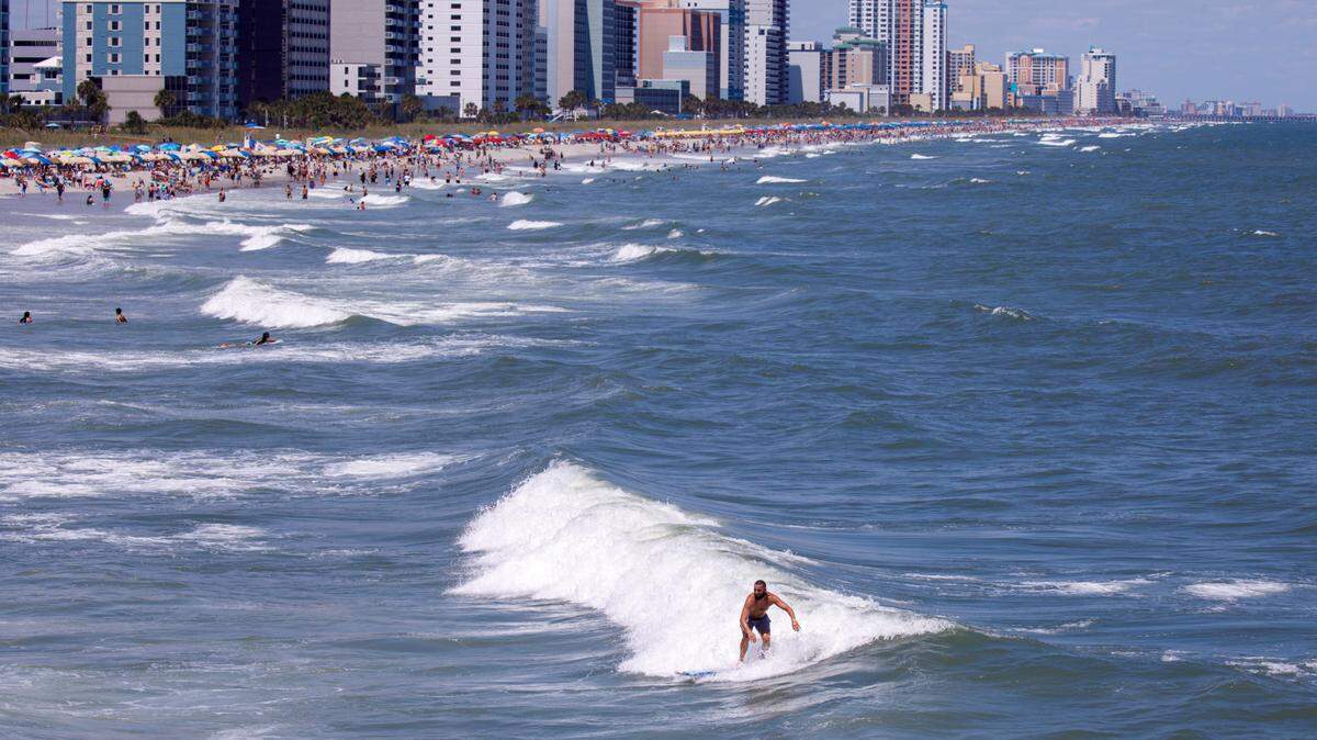 Surfing rules in Myrtle Beach relax from Labor Day until May 1.