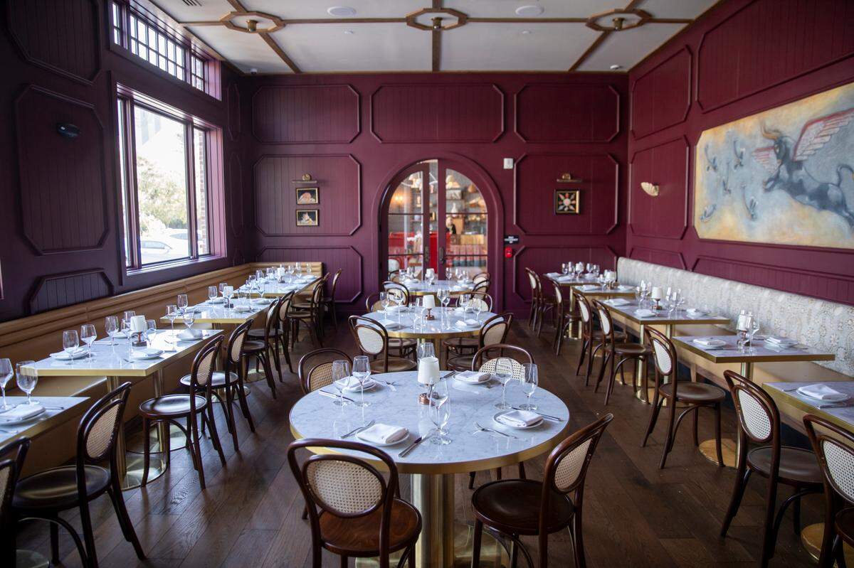 An inside look at The George hotel and the attached Independent Restaurant on Front Street in Georgetown, S.C. The fifty-six room boutique hotel sits over looking the Georgetown Harbor waterfront and has a distinct low-country style. March 14, 2024.