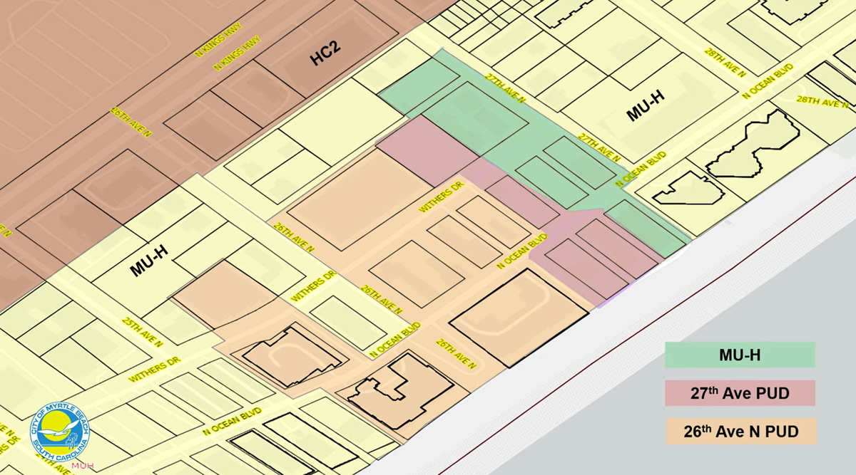 A map shows the proposed 27th Avenue North PUD.
