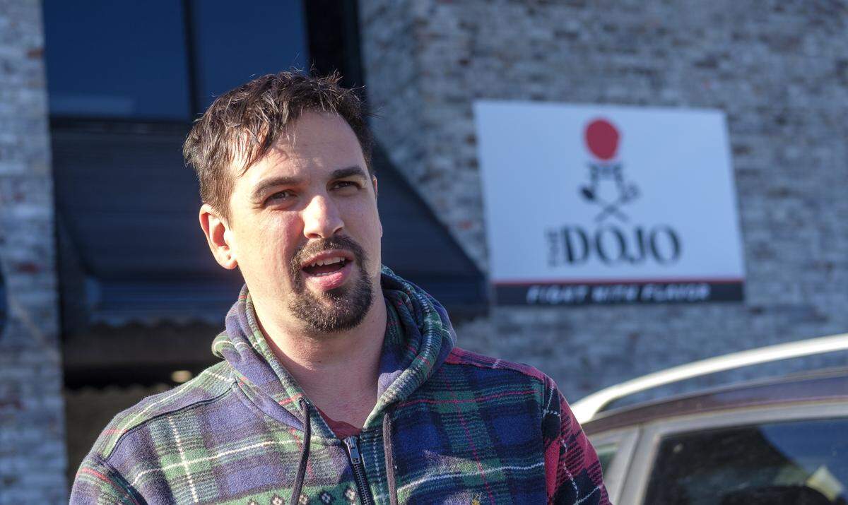 GringoNinja chef Ricky Lang shows off a new space to hold classes and events. The owners of GringoNinja Private Chef Service are opening a physical space to host cooking classes and community workshops called The Dojo Flavor Academy located on Wesley Street in Myrtle Beach, SC. Tuesday, Nov. 11, 2025.
