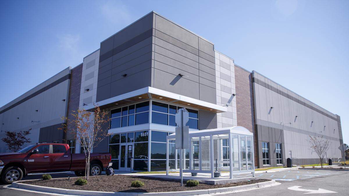 A new Amazon warehouse is opening in North Myrtle Beach, SC that will allow for some same day deliveries. The 156,000-square-foot delivery facility is expected to open in North Myrtle Beach along Water Tower Road in November 2024. Oct. 25, 2024.