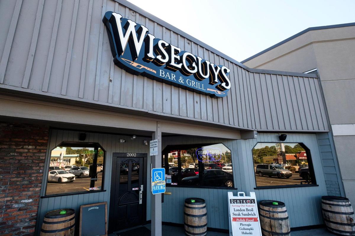 Wiseguys Bar & Grill, which features gangster-themed murals and live entertainment, has opened in Myrtle Beach, S.C. Oct. 19, 2021.