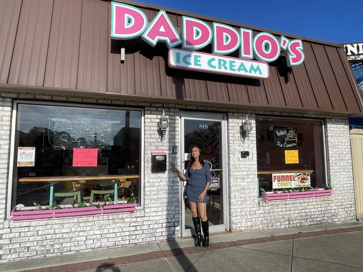 Jo Baroody, owner of Daddio’s Ice Cream, will move her store to a location in Surfside Beach. The new store will open on Friday, Jan. 9.