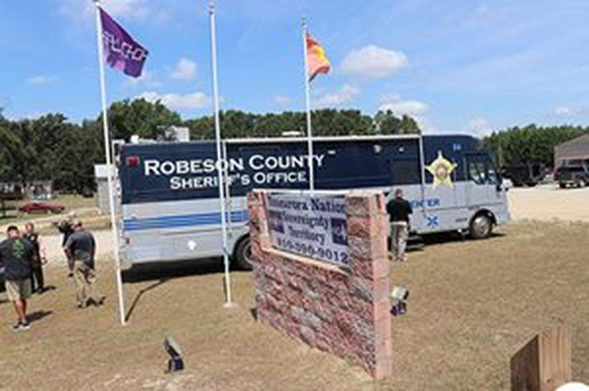 Multiple agencies were a part of the raid and the ongoing, year-long investigation. The raid resulted in over 26 arrests. Photo courtesy of North Carolina State Bureau of Investigation