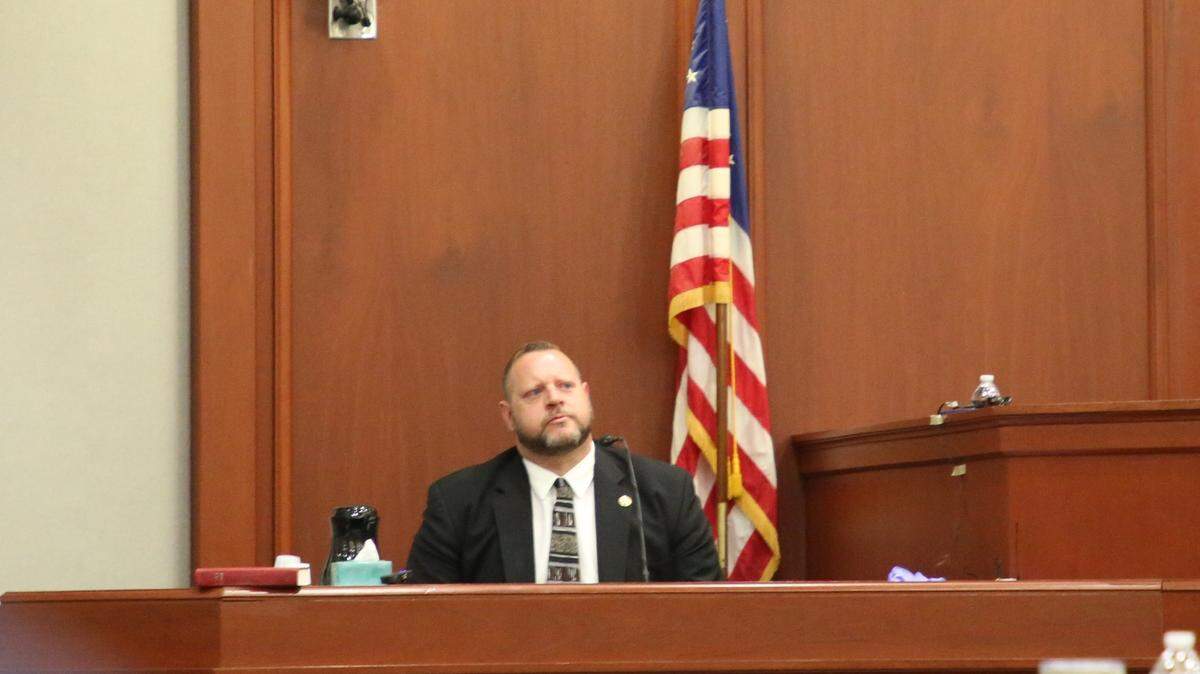 Sheriff’s Lt. Benjamin Wells testified on Friday in the murder trial of Meagan Jackson, explaining his role in extracting evidence from the devices of those involved.