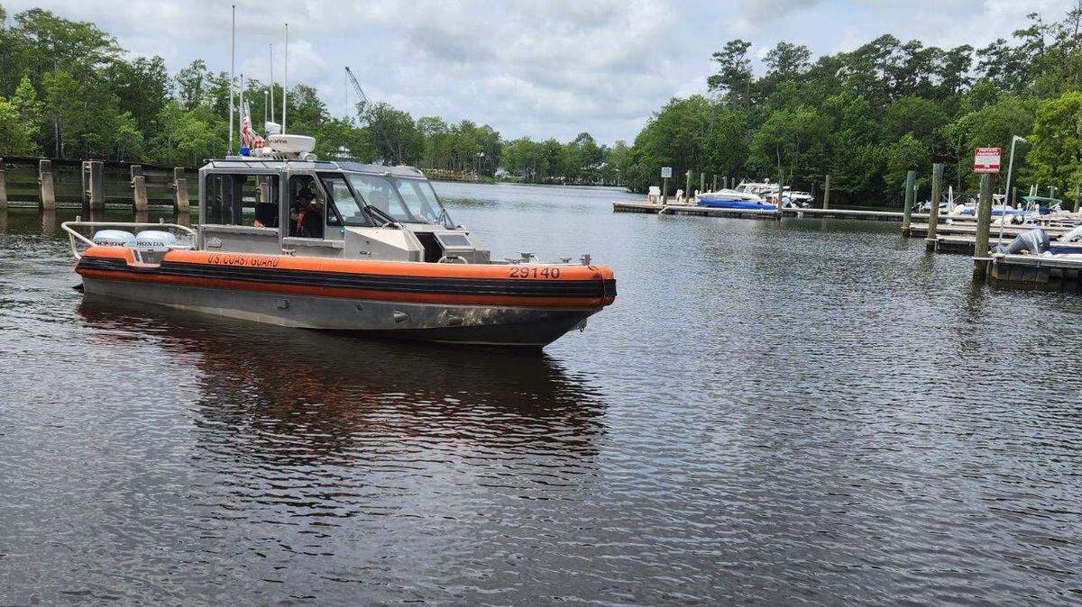 The U.S. Coast Guard aided the S.C. Department of Natural Resources’ dive team and the Horry County Fire Rescue team in searching for a boater reported missing on June 19, 2023.